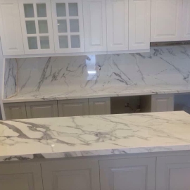 ĐÁ ỐP MẶT BẾP TRẮNG Ý