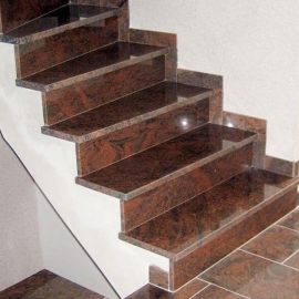 CẦU THANG ĐÁ ĐỎ SA MẠC