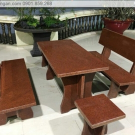 BỘ BÀN GHẾ ĐÁ HOA CƯƠNG BỀN ĐẸP.