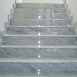 CẦU THANG ĐÁ TRẮNG VÂN MÂY