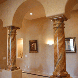 CÔNG TRÌNH CỘT ĐÁ MARBLE