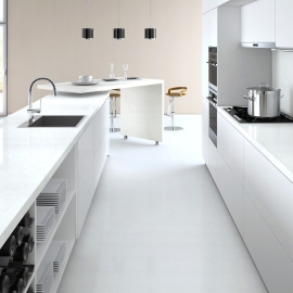 BÀN BẾP ĐÁ TRẮNG SỨ