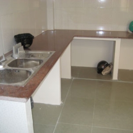 BÀN BẾP ĐÁ ĐỎ