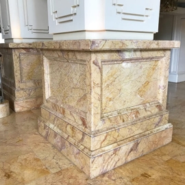 CHÂN CỘT ĐÁ HOA CƯƠNG