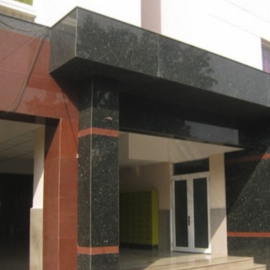 CÔNG TRÌNH MẶT TIỀN ỐP ĐÁ ĐEN