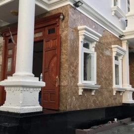 CÔNG TRÌNH ĐÁ ỐP MẶT TIỀN BÌNH CHÁNH